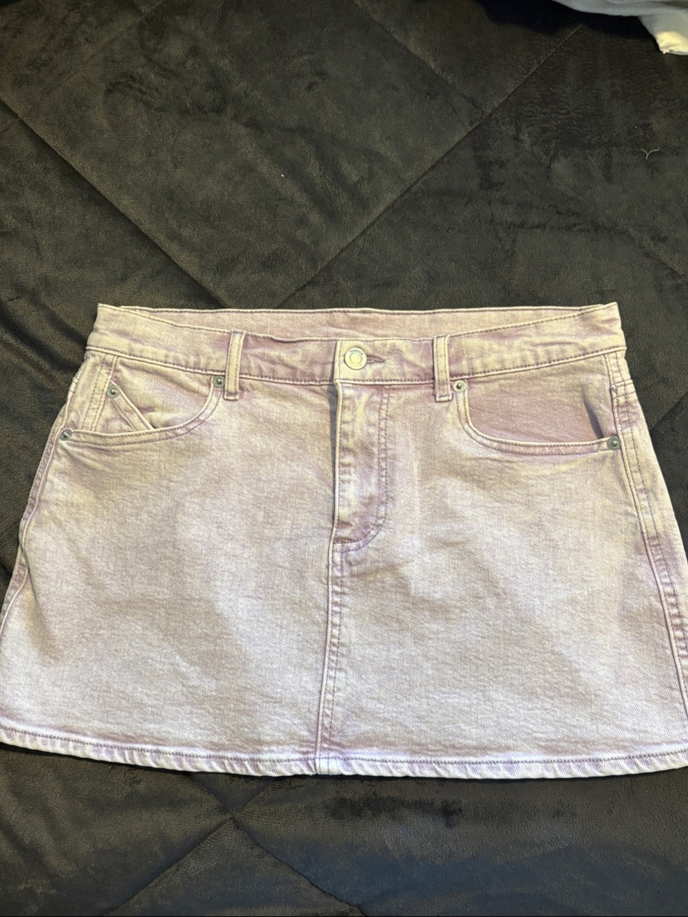 Florence by Mills Lilac Denim Mini Skirt - Women’s Size 8